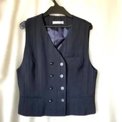ベスト　11号　レディース　事務　制服　濃紺　ネイビー