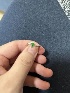 翡翠リングフリーサイズ