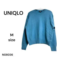 ★美品★UNIQLO ユニクロ 長袖 ニット セーター トップス M