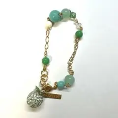 ANNA SUI ブレスレット 青リンゴ