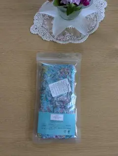 新品TURNOWSKY花柄ストール 青系