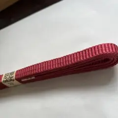ワインレッド系創作組紐の帯締め 絹100% 新古品