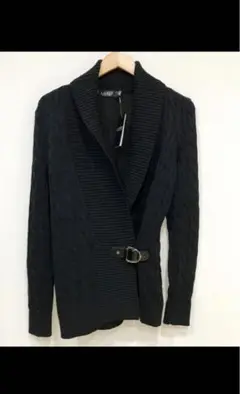 ラルフローレン RALPH LAUREN ケーブルニット バックルトリム