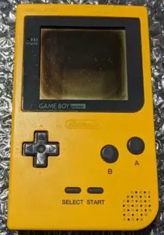 匿名配送(ネコポス) 完全ジャンク品 本体のみ ゲームボーイポケット イエロー