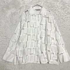 TORRAZZO DONNA/トラッゾドンナ　LACE SH：シャツ　ホワイトF