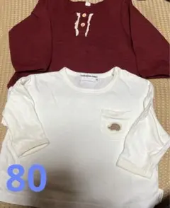 長袖Tシャツ ベビー服 80 2枚まとめ売り