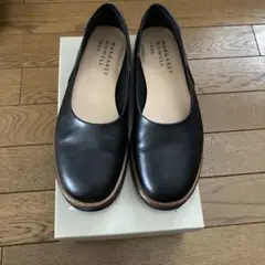 マーガレットハウエル ブラック スリッポン 23.5cm 2885