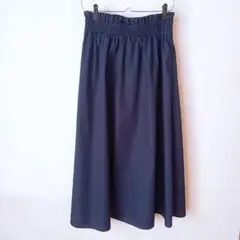 【新品】M～Lサイズ　西松屋　マタニティスカート　ウエストゴム　ネイビー