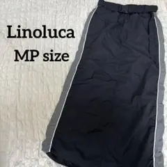 しまむら Linoluce ナイロン ラインスカート ブラック 黒 penコラボ