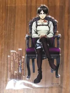 進撃の巨人　アクリルスタンド　エレン　キャラウムカフェ