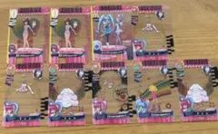 プリカード　衣装　5種セット　ハピネスチャージプリキュア　プリチェンミラー
