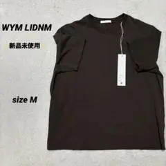 【新品未使用】WYM LIDNM☆Tシャツ☆M☆ダークブラウン