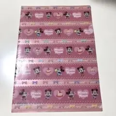 ミニーマウス A4クリアファイル