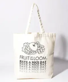 FRUIT OF THE LOOM トートバッグ オフホワイト