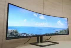 PHILIPS 499P9H1/11 カーブドモニター 液晶ディスプレイ