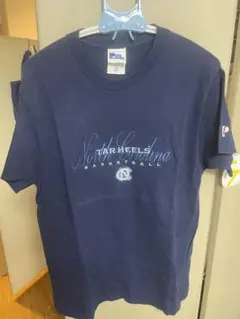 90sデッドストック　ノースカロライナ　ターヒールズTシャツ