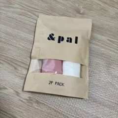 【新品未使用】&pal 2P PACK ノースリーブ・タンクトップ