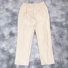 ARNOLD PALMER【M】デーパードパンツ　アイボリー　レディース