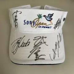 SONY OPEN in Hawaii ☆サイン入りサンバイザー☆