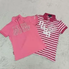 ルコック パーリーゲイツ レディース ゴルフウェア ポロシャツ2枚セット M