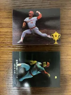 プロ野球カード　江夏 2枚セット