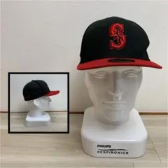 【人気ブランド】ニューエラ ベースボールキャップ マリナーズ MLB ブラック