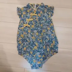 花柄ロンパース 80サイズ チャイナ 中華