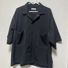 BROWNY ブラック 半袖シャツ オーバーサイズ