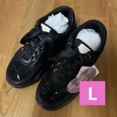 ★新品未使用★しまむら×青木美沙子 スニーカー【ブラック】
