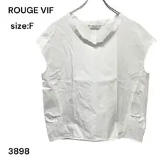 ルージュヴィフ　ROUGE VIF シャツ　トップス　白　FREE コットン