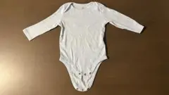 ベビー用肌着　長袖　ボディスーツ　70サイズ　ブルー　綿　baby gap