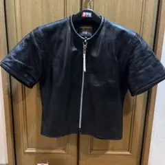 【大きなサイズ☆44】VANSON　バンソン　　パンチングレザージャケット　黒 2025年最新】vanson パンチングレザー ジャケットの人気アイテム