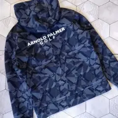 美品 Arnold Palmer Golf カモ柄 ダンボールニット パーカー
