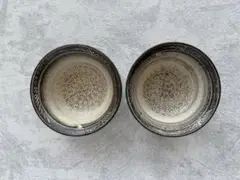池田大介　花三島　飯碗　2個
