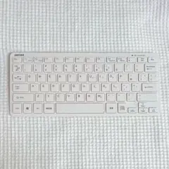 BUFFALO Bluetooth キーボード 白 ホワイト 動作確認済み