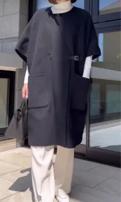 heve ケープシャーリングニット　ヘイヴ heveヘイヴ♡ケープシャーリングニット