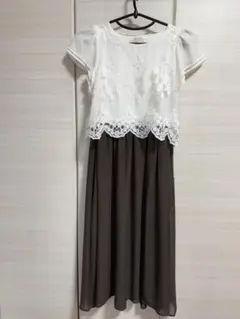 PATTERN fiona 半袖レースワンピース