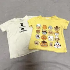 ポケモン　ピカチュウ　アンパンマン　黄色　イエロー　Tシャツ　トップス　ベビー