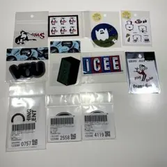 【未使用】ステッカーいろいろ　11点セット　ケース付き