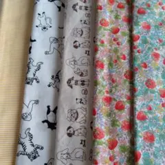 ハギレ②　COTTONこばやし　SEVENBERRY　他　合計約2.5m