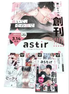 暴いて、その目で　astir 非売品ポスターA3他　 3点セット　レア　BL
