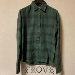【美品】TROVE レギュラーカラーチェックシャツ