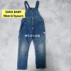 ZARA BABY☆ベビー　98㎝　デニム　サロペット　オーバーオール