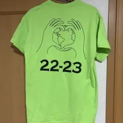 アメリカ古着 GILDAN蛍光グリーン Tシャツ 22-23 Group 4 M