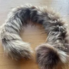 リアルファーネックショール