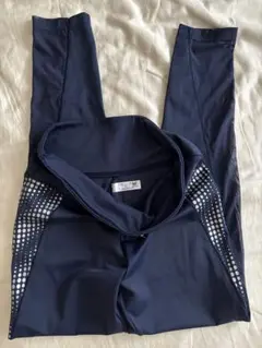 ワコール　スポーツタイツ ネイビー Mサイズ ストレッチ トレーニング レギンス