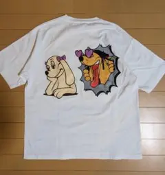 【美品】NASTY DOG　がーどまん　Tシャツ　MY　レゲエ　ラスタカラー　白