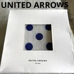UNITED ARROWS 水玉模様 スカーフ　大判ハンカチ　バンダナ　可愛い