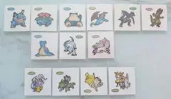 ポケモンシール　蓄光13枚まとめ売り