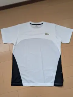 Mizuno バレーボールシャツ Lサイズ ホワイト/ブラック